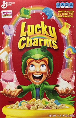 Lucky Charms 16 OZ (453g) – US-amerikanischen Frühstücks-Zerealien mit Marshmallows