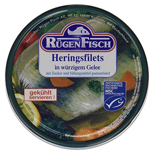 Rügen Fisch Heringsfilets in Gelee, 200 g
