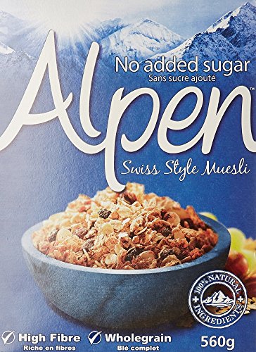 Weetabix Alpen Müsli ohne Zucker 560 g, 1er Pack (1 x 560 g)