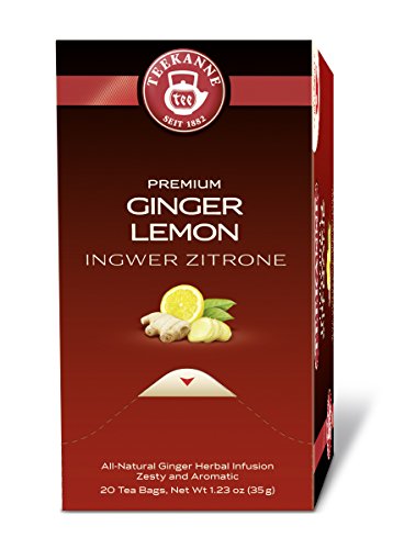 Teekanne Premium Ingwer Zitrone, 20er aromaversiegelte Beutel, 5er Pack (5 x 35 g)