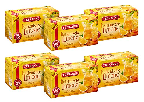 Teekanne Ländertee Italienische Limone – 6er Pack (6 x 50g)