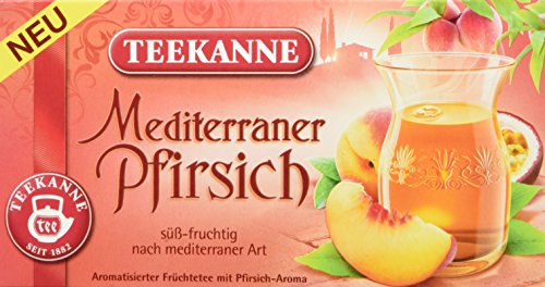 Teekanne Mediterraner Pfirsich, 6er Pack (6 x 50 g)