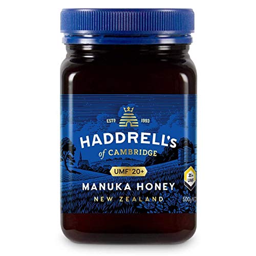 Haddrell's of Cambridge® | Manuka Honig UMF 20+ (MGO 850+) 100% Pur aus Neuseeland Mit Zertifiziertem | 500g