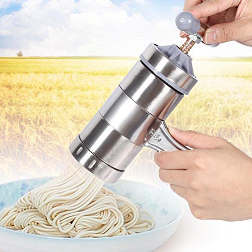 JoyFan 10PCS Edelstahl Pasta Nudel Maker Presse Spaghetti Maschine Küchenwerkzeug 18.5 * 14 * 9cm silber …
